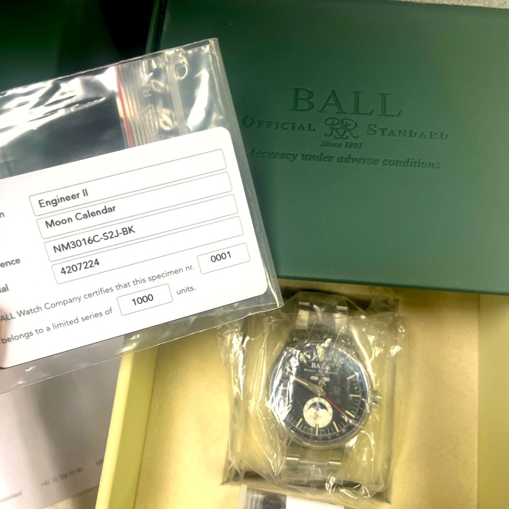 BALL WATCH
BRAND NEW
WITH ORIGINAL PACKAGING